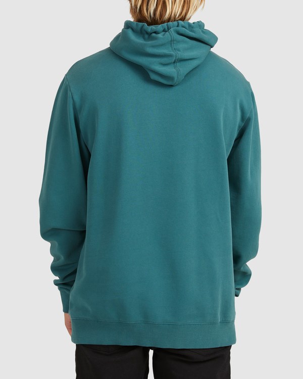 Billabong Overdyed Pop Pullover Hoodie Verde Menta | HQPUZN752