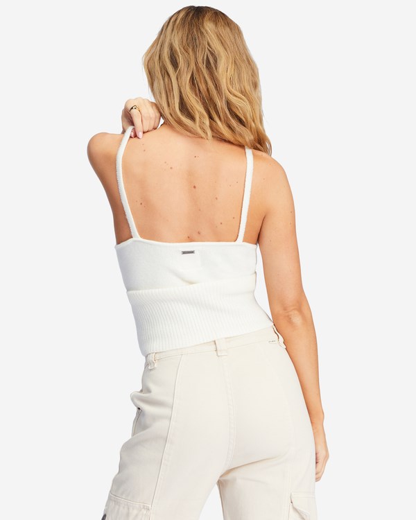 Billabong Paired Up Cami Sueter Blancas | FYWPJD398