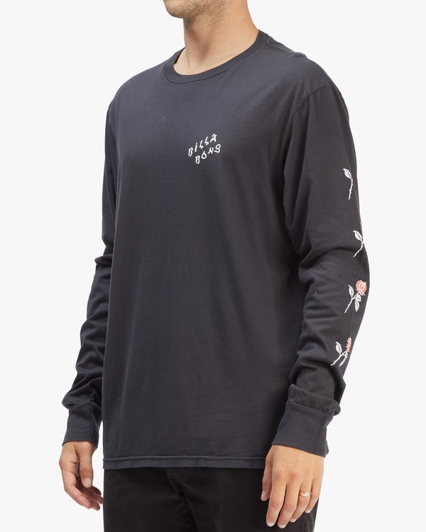 Billabong Peace Wave Washed Long Sleeve T-Shirt Negras | XUHCZV674