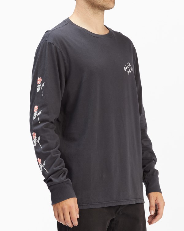 Billabong Peace Wave Washed Long Sleeve T-Shirt Negras | XUHCZV674