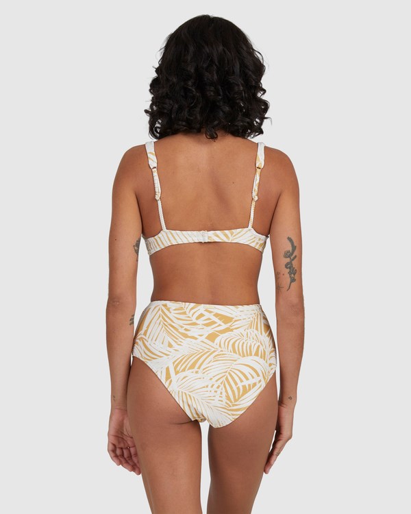 Billabong Peeking Palms Hawaii Retro Bikini Bottoms Moutarde | QAYOIR036