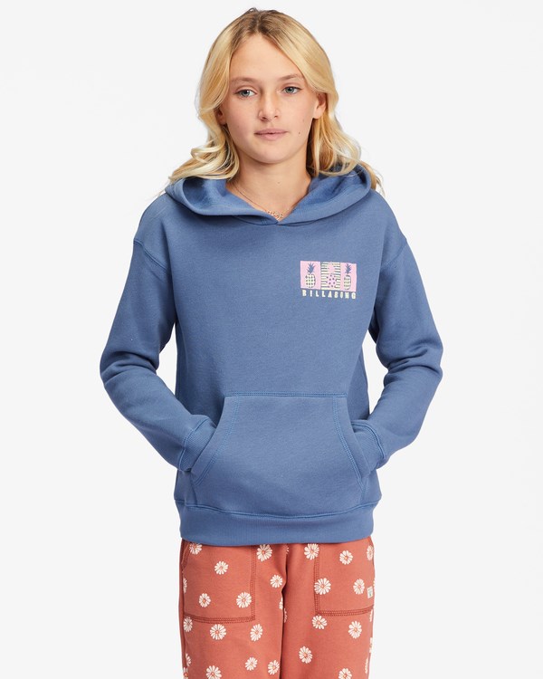 Billabong Pineapple Party Estampadas Hoodie Indigo | ZFKTBU480