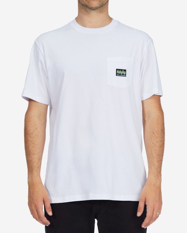 Billabong Pocket Label Pocket T-Shirt Blancas | WECYPV742