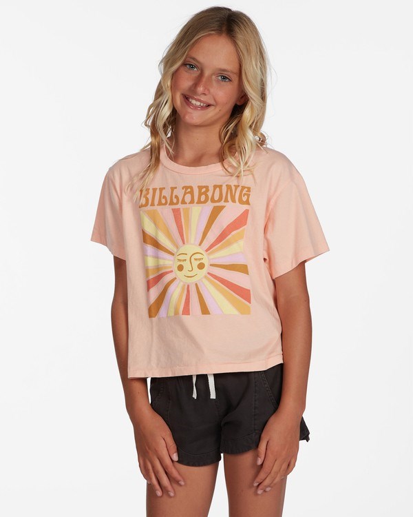 Billabong Radiate Love Beach Calle T-Shirt Shes A Peach | FLCWYB260