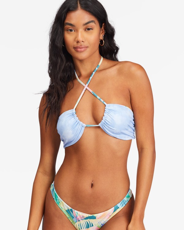 Billabong Rides And Tides Bandeau Reversible Bikini Top Multi | OEJKYQ785