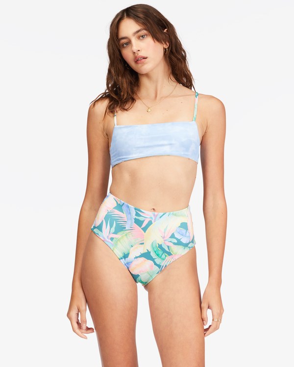 Billabong Rides And Tides Bralette Reversible Bikini Top Multi | IAPMUB538