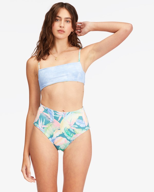 Billabong Rides And Tides High Retro Reversible Bikini Bottoms Multi | SOYRGI915