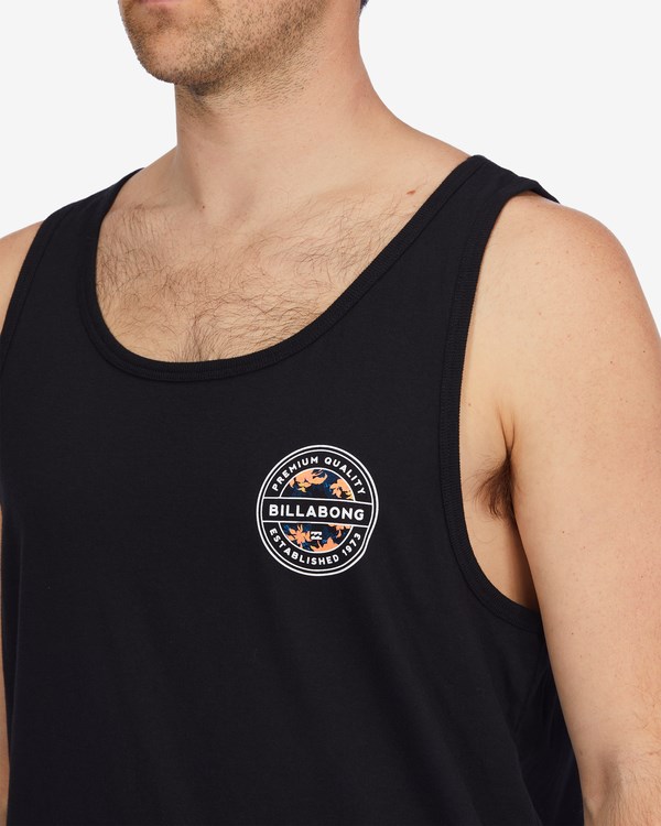 Billabong Rotor Fill Tank Top Negras | UABDSR637