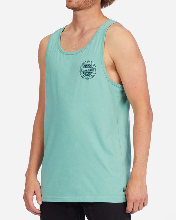 Billabong Rotor Fill Tank Top Verde | TWHVMS789