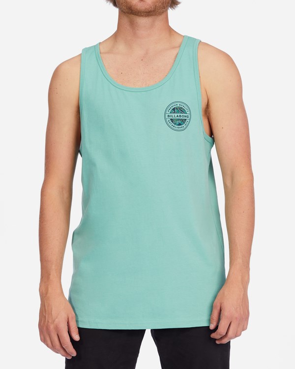 Billabong Rotor Fill Tank Top Verde | TWHVMS789