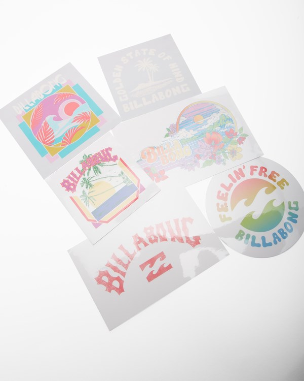 Billabong Sand And Sun Stickers Assorted | MLKZES082