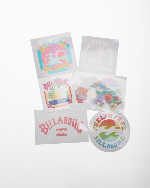 Billabong Sand And Sun Stickers Assorted | MLKZES082