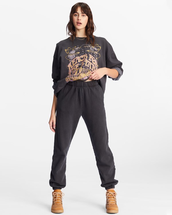 Billabong Saturday Sweatpants Negras | DJLZOA317