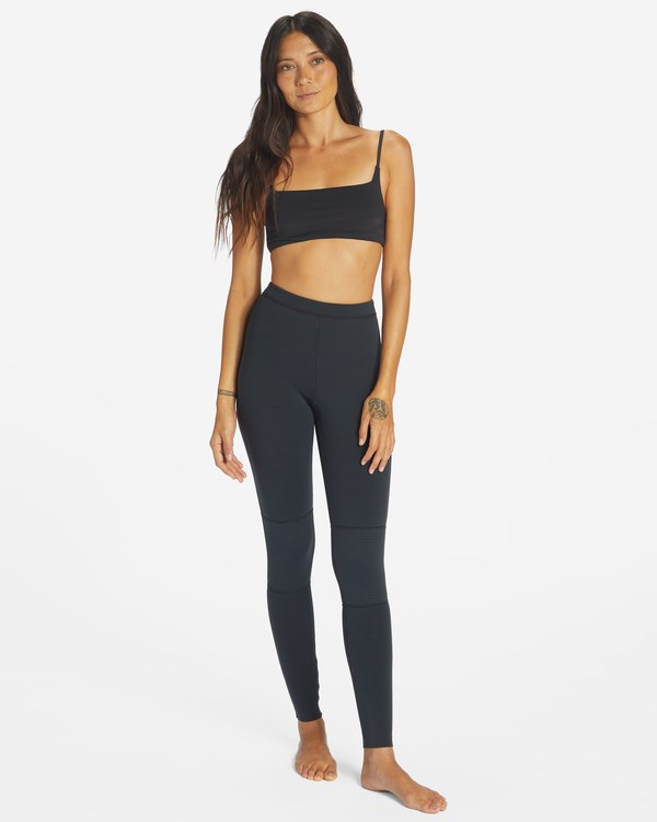 Billabong Sea Legging Surf Leggings Negras | HBSWAI981