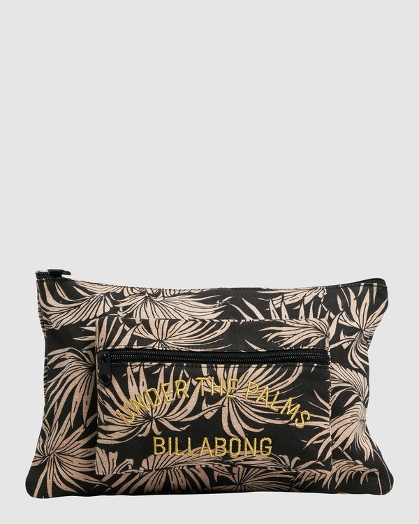 Billabong Shaded Palms Lona Pencil Case Negras | PJUMFH812