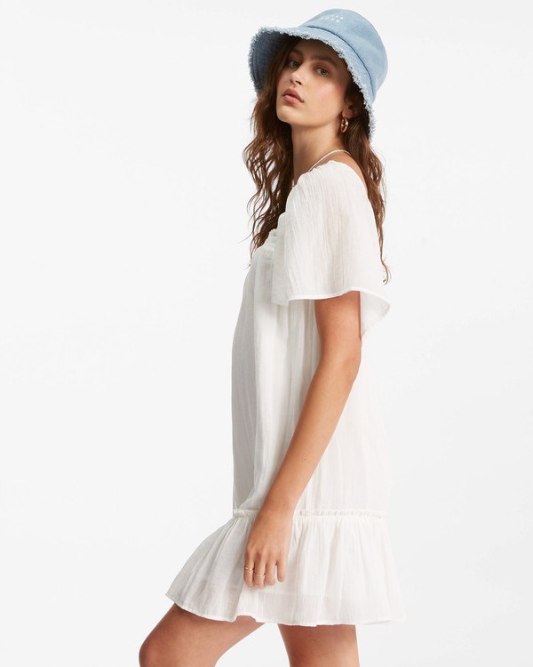 Billabong She's A Doll Babydoll Vestido Salt Crystal | MVCOPK412