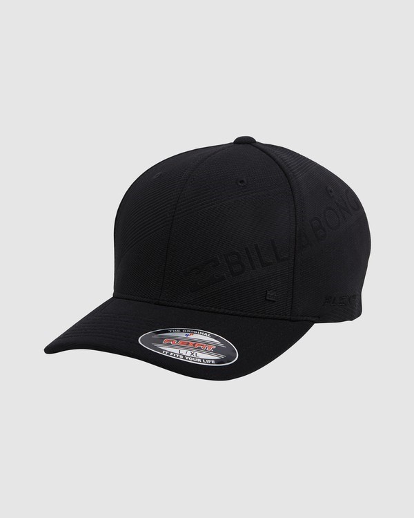 Billabong Slice Flexfit Hat Negras | EWTGVC896