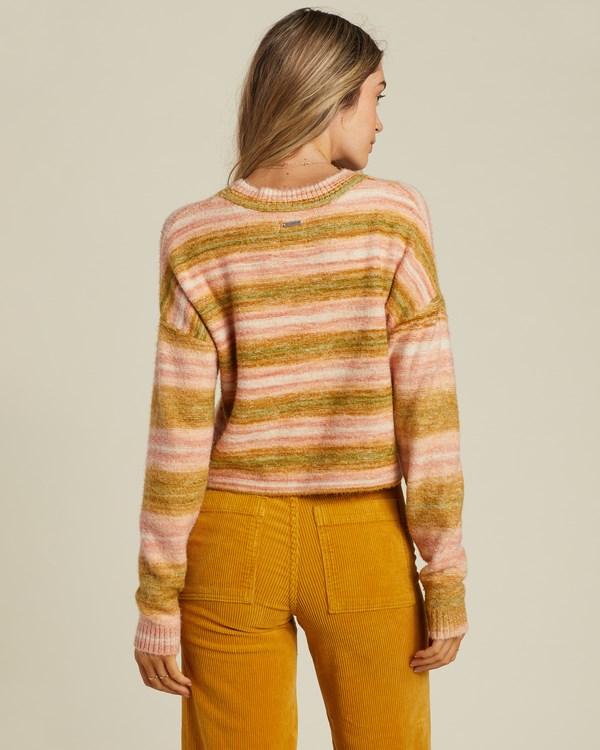 Billabong So Charmed Slightly Cropped Sueter Warm Rays | FESPNK819