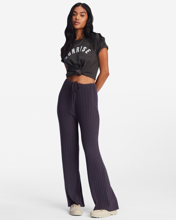 Billabong So Easy Elastic-Cintura Knit Pants Negras | XEPKHA091