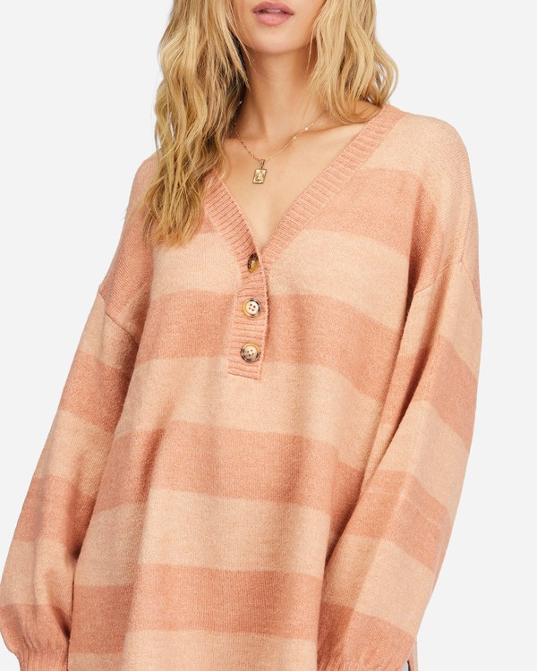 Billabong Sol Chasing Tunic Sueter Ginger | LJODWP718