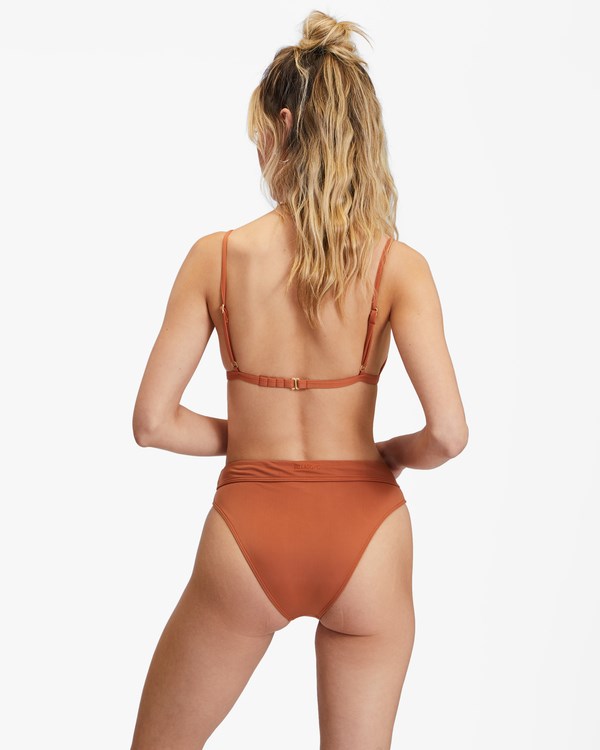 Billabong Sol Searcher Ceci Triangle Bikini Top Bronze | PWAOKX203