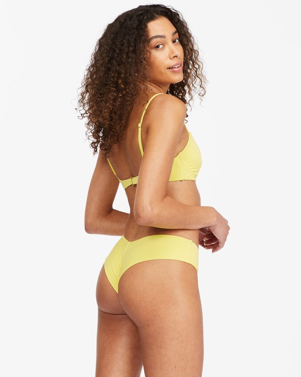 Billabong Sol Searcher Fiji Bikini Bottoms Citron | ZUNEIM402