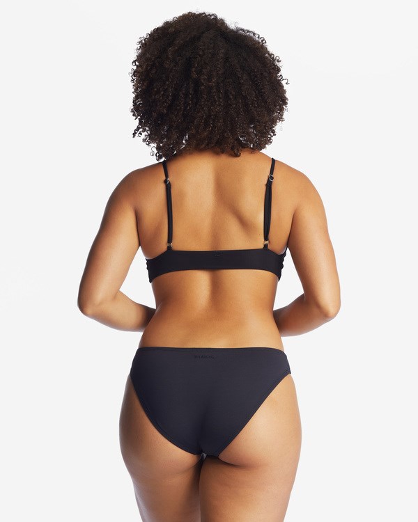 Billabong Sol Searcher Lowrider Bikini Bottoms Negras | MGOJWZ951