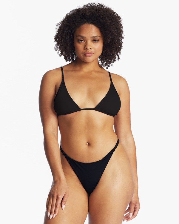 Billabong Sol Searcher Maya Bikini Bottoms Negras | OXNMTK076