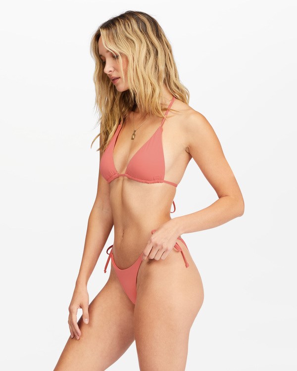 Billabong Sol Searcher Multi-Way Triangle Bikini Top Lifes A Peach | ENFVOY045