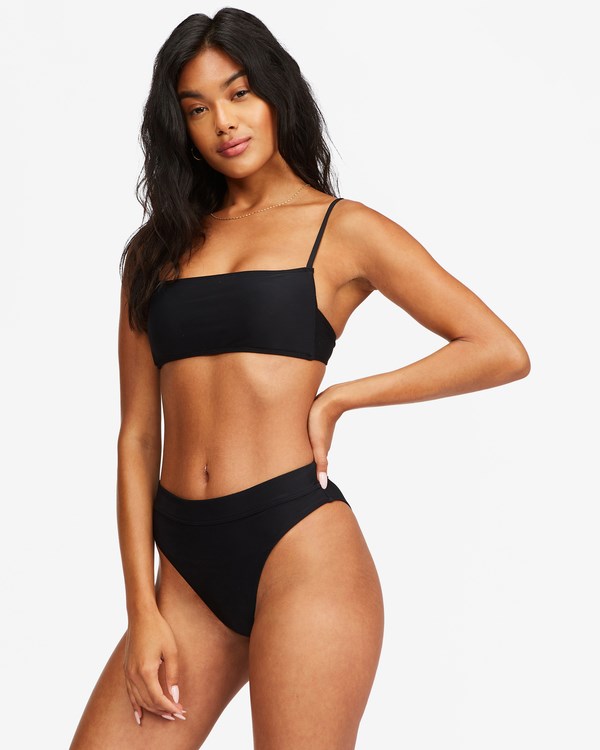 Billabong Sol Searcher Square Bralette Bikini Top Negras | LJMYZV801