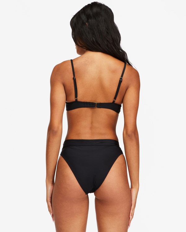 Billabong Sol Searcher Square Bralette Bikini Top Negras | LJMYZV801