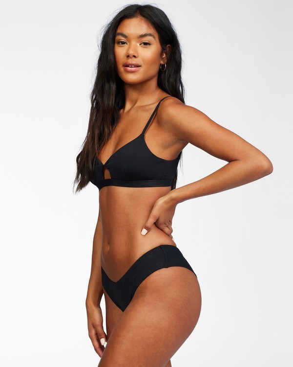 Billabong Sol Searcher Twist Bikini Top Negras | KCOILR124