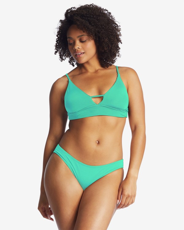 Billabong Sol Searcher V-Neck Cami Bikini Top Verde | JPKVUX819