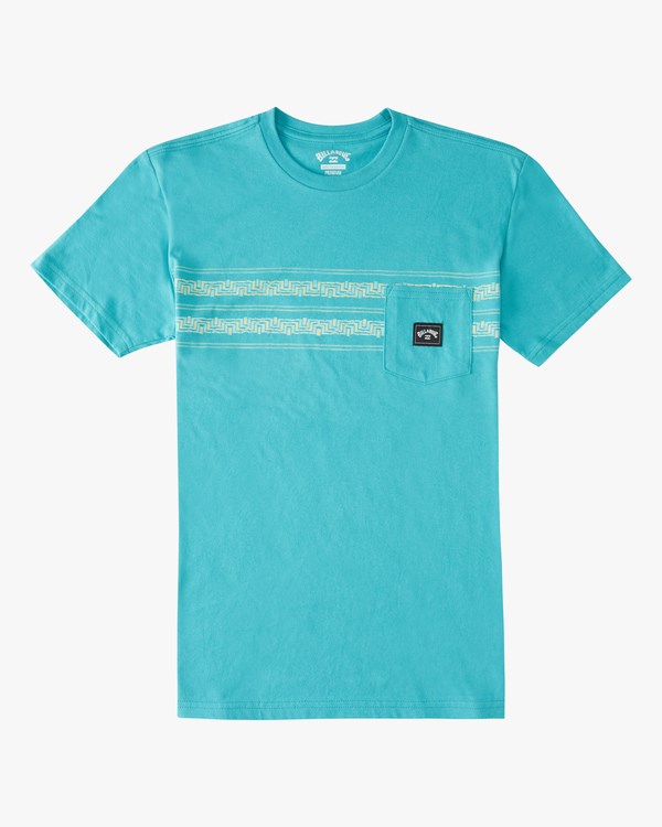 Billabong Spinner Pocket T-Shirt Verde Menta Oscuro | EWUABR541