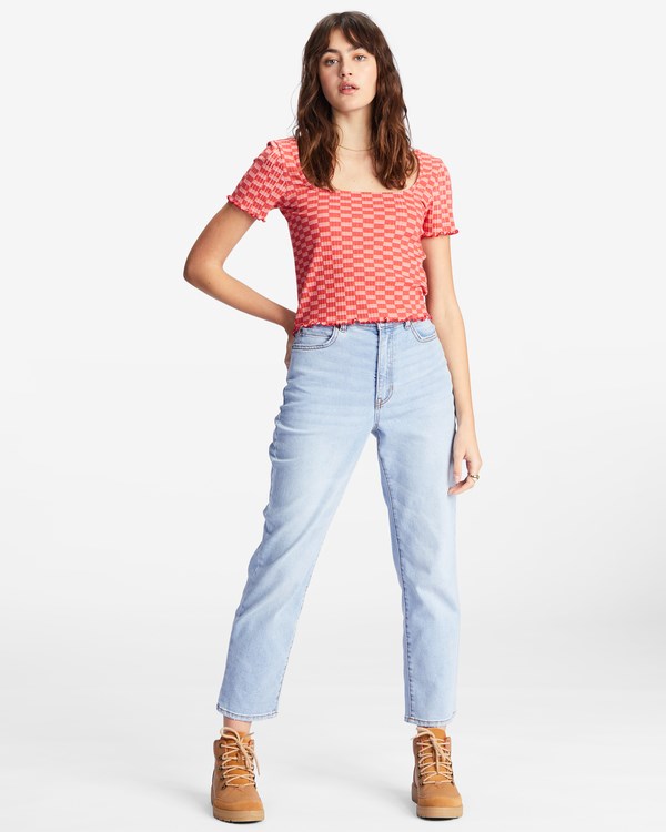 Billabong Squared Away Knit Top Rosas | EONHWQ360