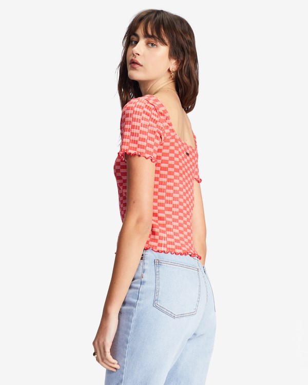 Billabong Squared Away Knit Top Rosas | EONHWQ360