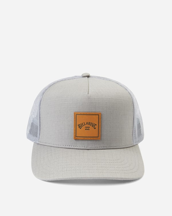 Billabong Stacked Trucker Hat Pewter | AKMUWB572