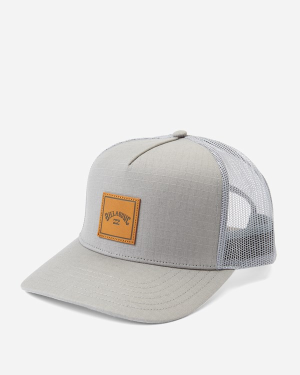 Billabong Stacked Trucker Hat Pewter | AKMUWB572