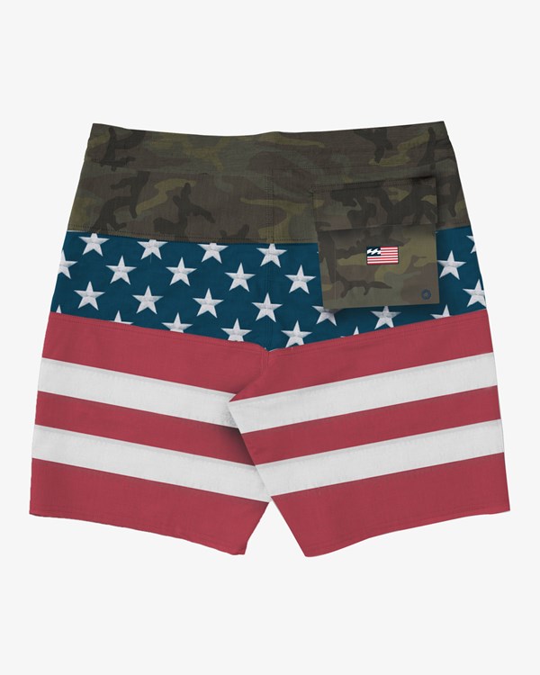 Billabong Stars Stripes Tribong Lo Tide Boardshorts 19