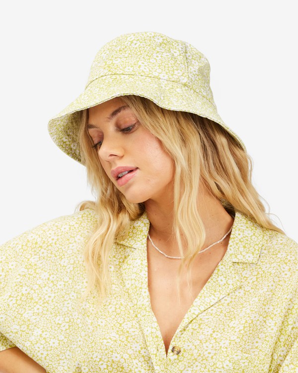 Billabong Still Single Bucket Hat Lime | YSQZXE703