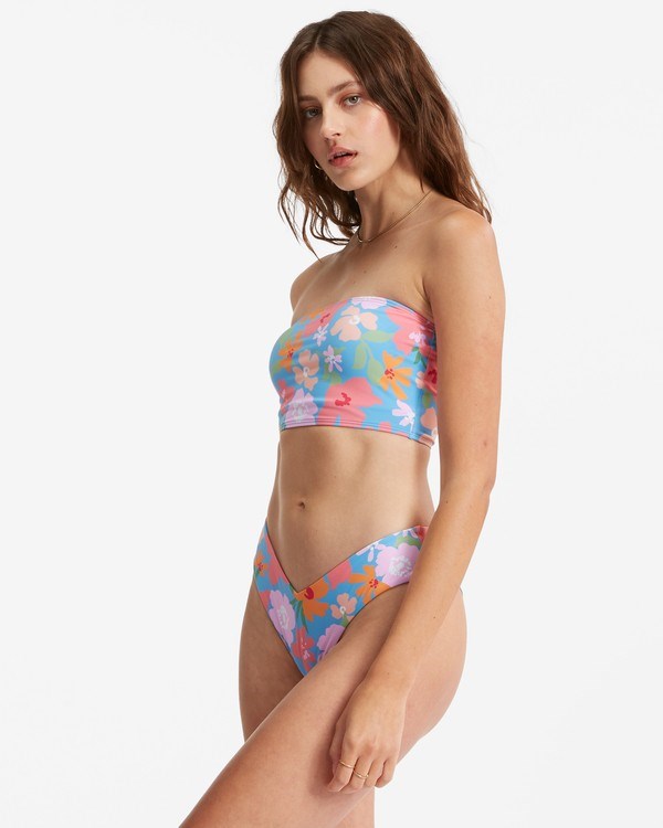 Billabong Summer Field Fiji Cheeky Bikini Bottoms Azules | GPCZDO805