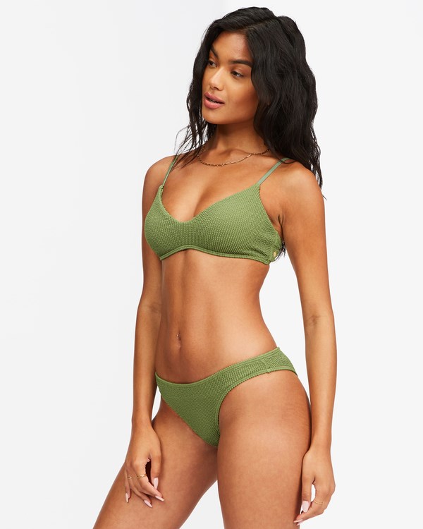 Billabong Summer High Isla Bikini Bottoms Fern | UJRTOA526