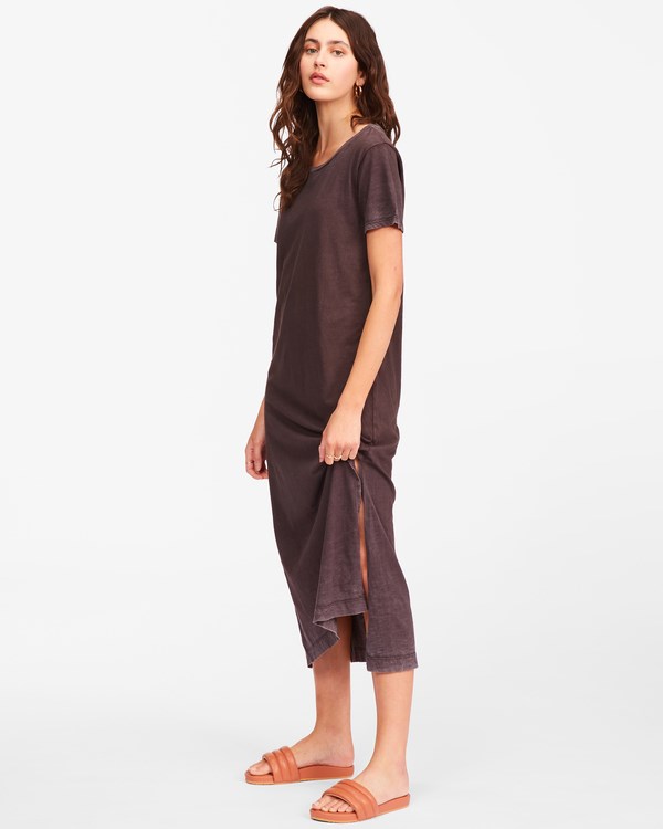 Billabong Summer Longline Knit Vestido Negras | EQCLFB285