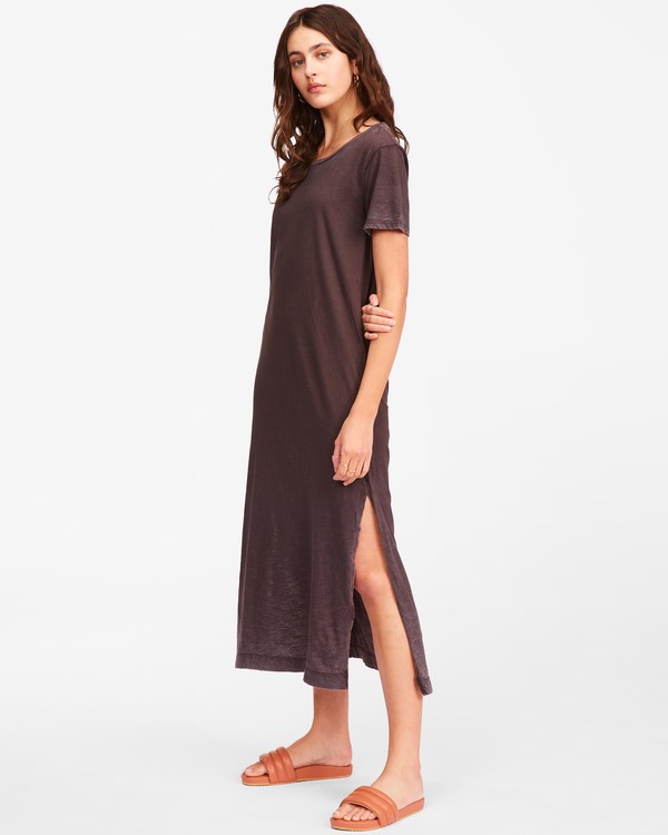 Billabong Summer Longline Knit Vestido Negras | EQCLFB285