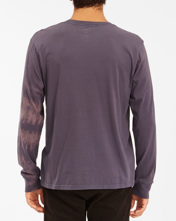 Billabong Sun Burn Tie-Dye Long Sleeve T-Shirt Char | ASOKBI537