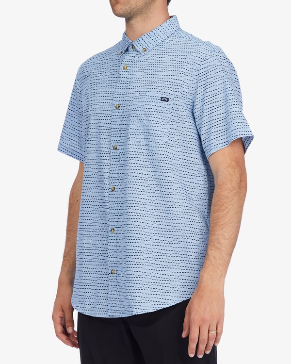 Billabong Sundays Mini Corta Sleeve Shirt Azules | GKIEDW651