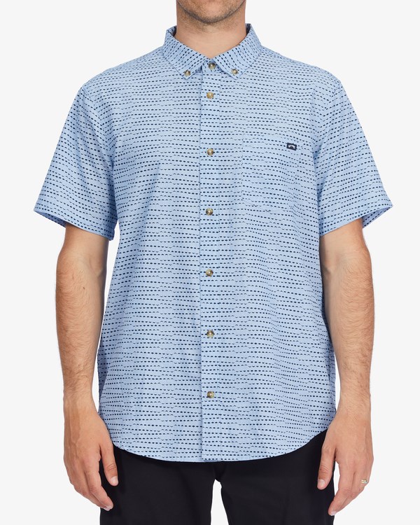 Billabong Sundays Mini Corta Sleeve Shirt Azules | GKIEDW651