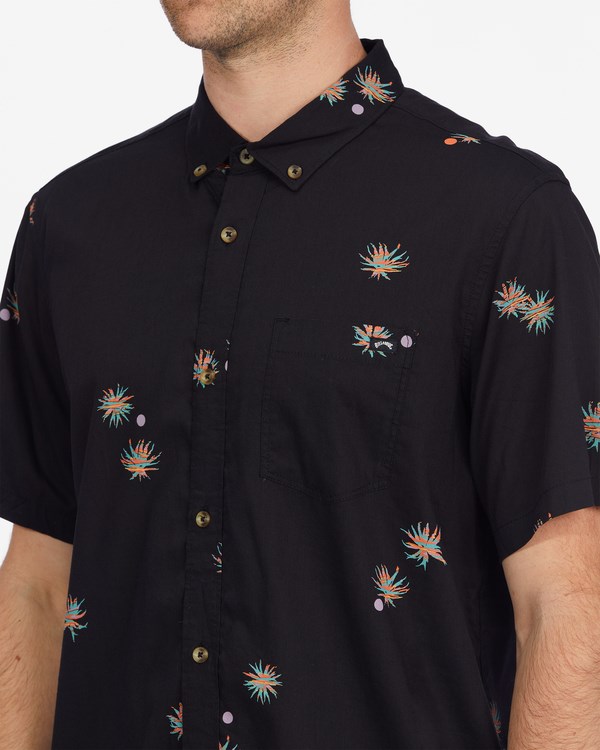 Billabong Sundays Mini Corta Sleeve Shirt Midnight | GKSRQA975