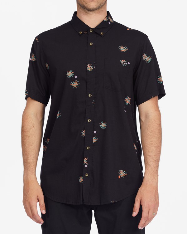 Billabong Sundays Mini Corta Sleeve Shirt Midnight | GKSRQA975