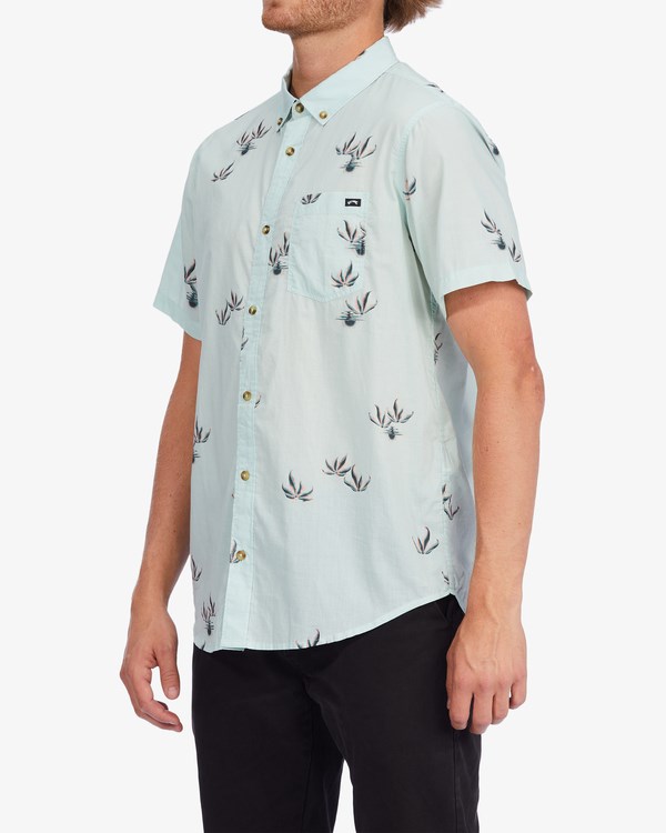 Billabong Sundays Mini Corta Sleeve Shirt Seamist | UBNDAX431